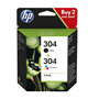 CARTUCCE ORIGINALE HP 304 INK CARTRIDGE COMBO 2-PACK