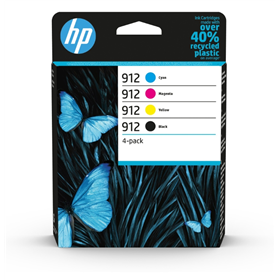 CARTUCCE ORIGINALE HP 912 CMYK ORIGINAL INK 4-PACK