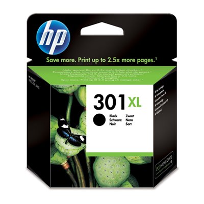 CARTUCCE ORIGINALE HP INK 301XL NERO