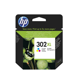 CARTUCCE ORIGINALE HP 302XL TRI-COLOR 