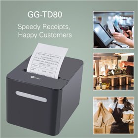 Stampante Termica Scontrini 80 mm,taglio automatico,USB+LAN
