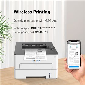 G&G P4100DW Single Funzione A4 33ppm Wi-Fi