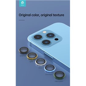 Pellicole Protezione Protezione fotocamera in cristallo iPhone 13P & 13PM Gold