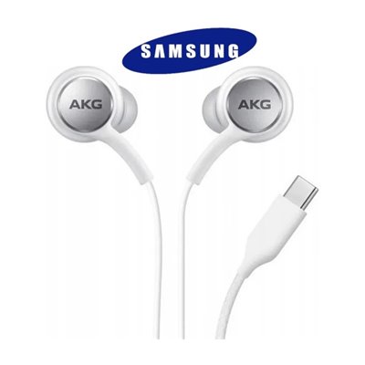 Auricolari&Microfoni Auricolari Samsung EO-IC100BBE AKG Tipo-C Bianchi in Bulk