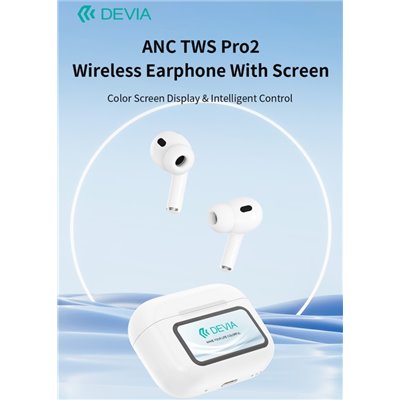 Auricolari&Microfoni Auricolari TWS Pro2 multifunzione con display EM062