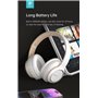 Auricolari&Microfoni Cuffia wireless EM039 bluetooth V. 5.2 ricaricabile Bianca