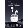 Auricolari&Microfoni Auricolari TWS EM404 Lite1 Bluetooth 5.4 Bianchi