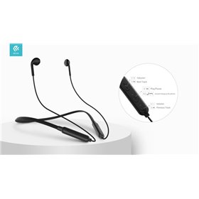 Auricolari&Microfoni Auricolari Smart Sport Dual Bluetooth con archetto Neri