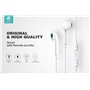Auricolari&Microfoni Auricolari Devia Smart con Mic e Controllo 1.2 mt Bianco