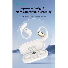 Auricolari&Microfoni Auricolari EM406 wireless senza inserimento nell'orecchio OWS Lite1 Beige