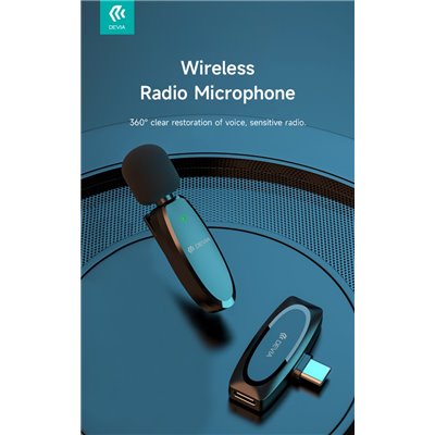 Auricolari&Microfoni Microfono wireless per Device Apple connessione Lightning
