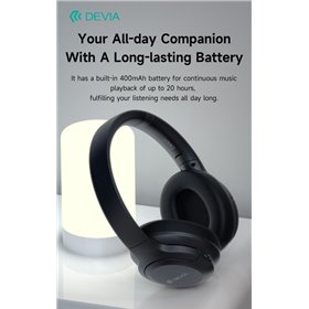 Auricolari&Microfoni Cuffie con ANC EarBass Wireless Devia Pro 1 Bassi Profondi
