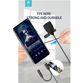 Auricolari&Microfoni Microfono per Smartphone a filo con connettore Tipo-C