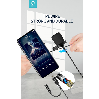 Auricolari&Microfoni Microfono per Smartphon a filo e connettore Lightning Apple