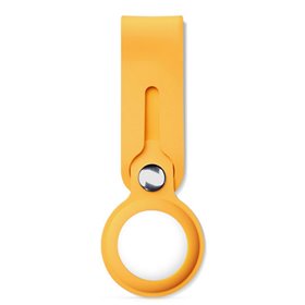 Supporti e Accessori Cinghietta in silicone supporto per AirTag Apple Gialla