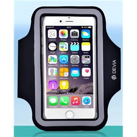 Supporti e Accessori Supporto Universale a Fascia da Braccio per Smartphone Nera