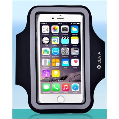 Supporti e Accessori Supporto Universale a Fascia da Braccio per Smartphone Nera