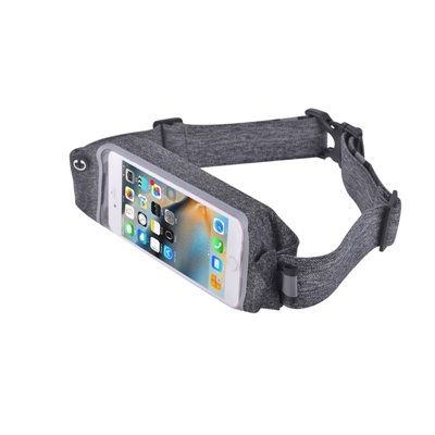 Supporti e Accessori Marsupio Easygo in Lycra con Porta Smartphone Grigio