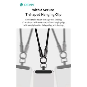 Supporti e Accessori Cordino con Cavo Carica Tipo-C tracolla 1.2mt porta telefono Viola