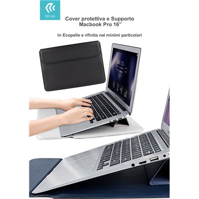 Apple MacBook Cover protettiva per Macbook Pro 16'' con Supporto Nera