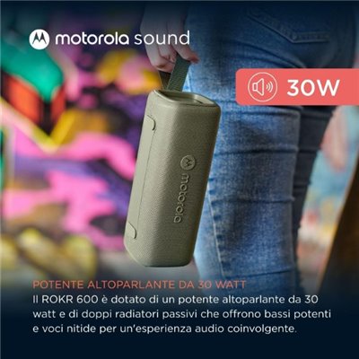 Altoparlanti Bluetooth Altoparlante 30W wireless bluetooth Motorola ROKR 600 Verde