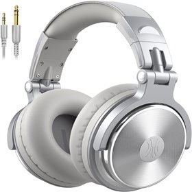 Auricolari & Cuffie DJ OneOdio Studio Pro 10 Hi-Res Cuffie DJ Cablate c/ Shareporte e Microfono Silver
