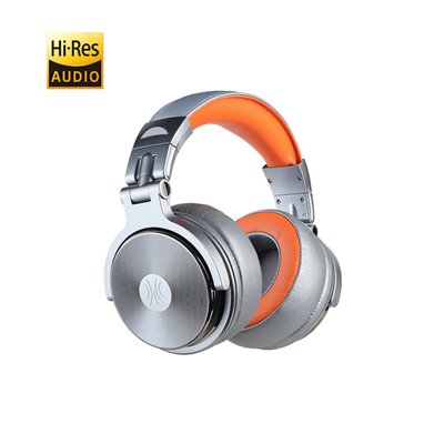 Auricolari & Cuffie DJ OneOdio Studio Pro 50 Hi-Res Cuffie DJ Cablate c/Microfono Silver/Orange
