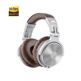 Auricolari & Cuffie DJ OneOdio Studio Wireless C Hi-Res Cuffie DJ Bluetooth 5.0 Silver/Brown