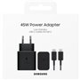Carica Batterie Samsung Caricatore 45W Super Fast con Cavo USB-C EP-T4511XBEGEU