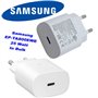 Carica Batterie Caricatore EP-TA800EWE Samsung USB-C 25 Watt Bianco in Bulk