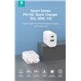 Carica Batterie Carica batteria 2 uscite rapido PD+QC Usb-C + Usb-A 20 Watt
