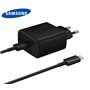 Carica Batterie Carica + Cavo C Samsung EP-TA845EBE 5A. 45W Nero BULK