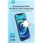 Carica Batterie Alimentatore carica rapida doppia uscita Tipo-C x2 35W Bianc