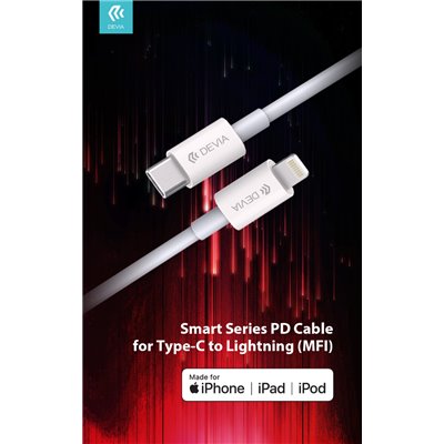 Cavi ConnettivitÃ  Cavo carica e dati 1,5 m 3A Certific. MFI Tipo-C a Lightning