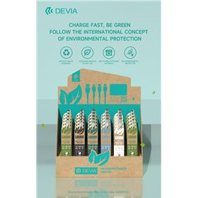 Kit & Espositori Espositore 30 cavi in fibra di paglia biodegradabili