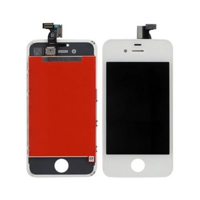 iPhone Serie 4-5-6-7 LCD LG Touch+Retina Antipolvere iPhone 4S Bianca AAA+