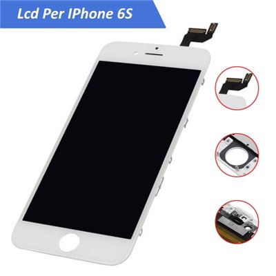 iPhone Serie 4-5-6-7 Display LCD LG AAA+ per iPhone 6S Bianco