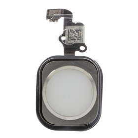 iPhone Serie 4-5-6-7 Pulsante Home Con Flat per iPhone 6 & 6 Plus Silver