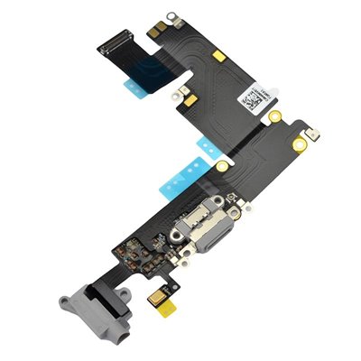 iPhone Serie 4-5-6-7 Connettore Carica + Jack Audio per iPhone 6 Plus Nero