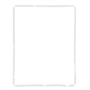Apple iPad LCD Frame per New iPad (iPad 3) / iPad 4 Bianco