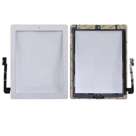 Apple iPad Vetro Touch Adesivi Pulsante per iPad 3 Bianco AAA+