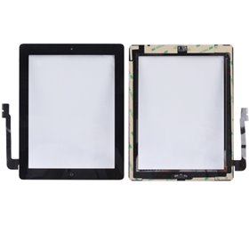 Apple iPad Vetro Touch Adesivi Pulsante per iPad 3 Nero AAA+
