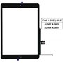 Apple iPad Touch per iPad 9 10.2'' con pulsante Home A2602 A2603 Nero