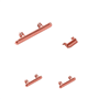 iPhone Serie X Set Pulsanti Volume+Mute+Power On/Off per iPhone XR Coral