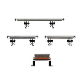 iPhone Serie X Pulsanti Volume+Mute+Power On/Off per iPhone XS MAX Silver