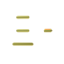 iPhone Serie 11 Pulsanti Volume+Mute+Power On/Off per iPhone 11 Gialli