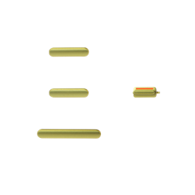 iPhone Serie 11 Pulsanti Volume+Mute+Power On/Off per iPhone 11 Gialli