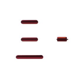 iPhone Serie 11 Pulsanti Volume+Mute+Power On/Off per iPhone 11 Rossi