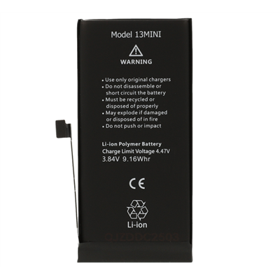 iPhone Serie 13 IP 13 mini Batteria Diagnostica 2406 mAh Nero S+