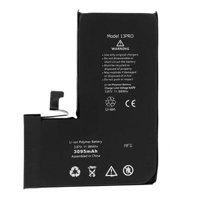 iPhone Serie 13 IP 13 Pro Batteria Diagnostica 3095 mAh Nero S+